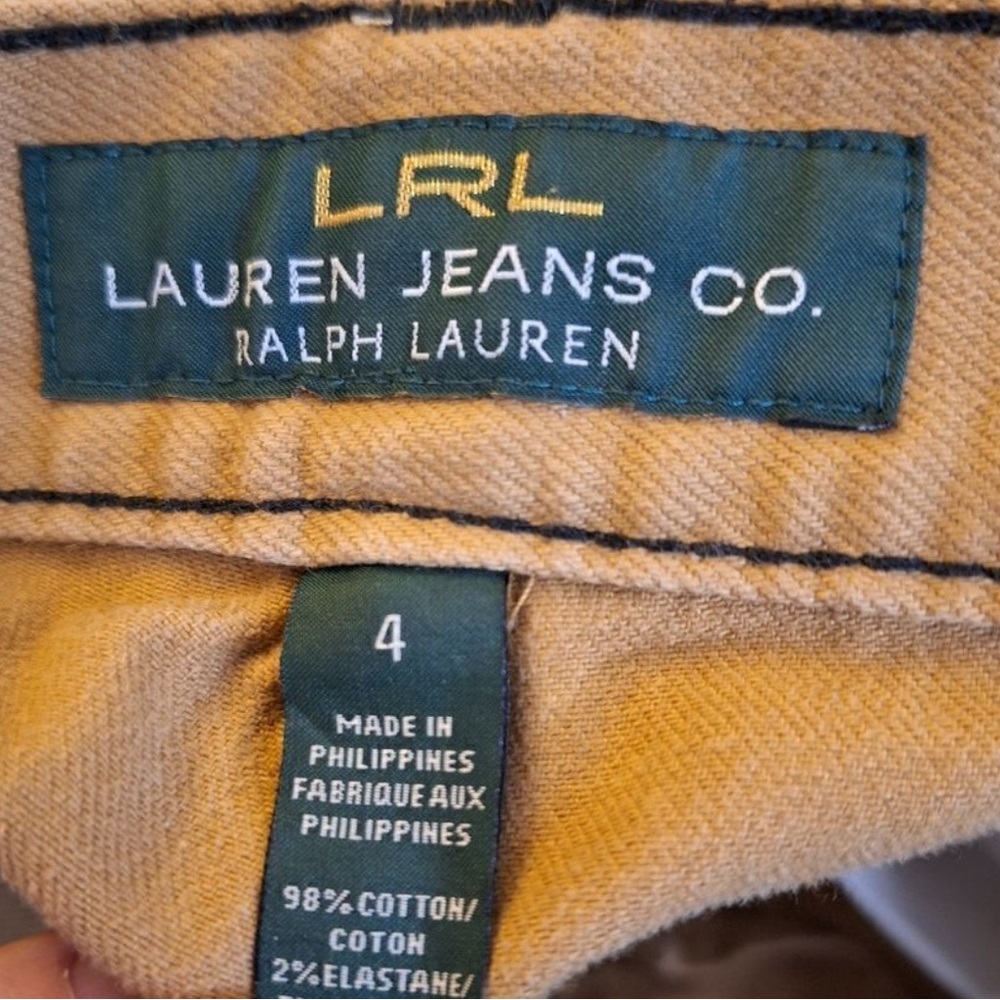 Lauren Ralph Lauren women's classic bootcut khaki pants - Picture 3 of 5